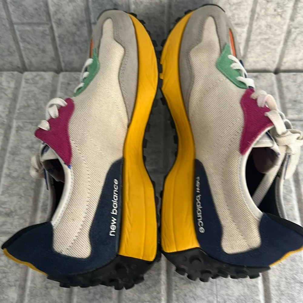 New Balance Colorful Multicolor Sneakers Size 10 The Intelligent Choice 327 - Picture 14 of 15